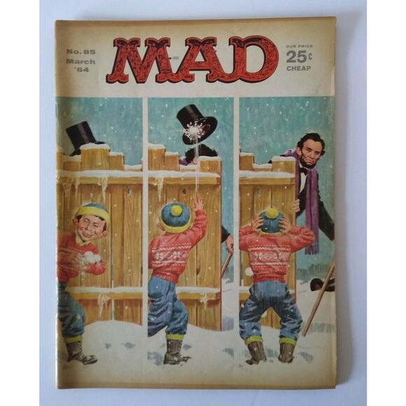 MAD Magazine March 1964 Issue No 85 Annie Get Your Gun Hazel TV Show Ghouls - Picture 2 of 9